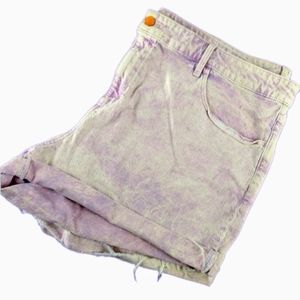 Universal Thread distressed mottled lilac jean shorts
